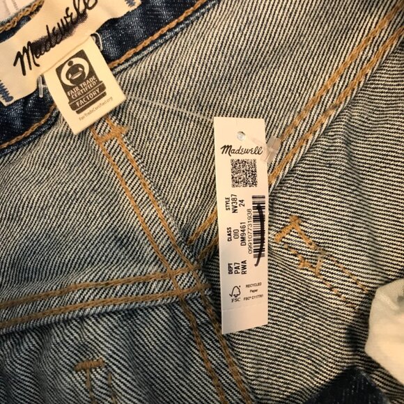 Madewell The Low-Slung Baggy Jean in Robertson Wash Rigid size 24 NV387 - Picture 12 of 15